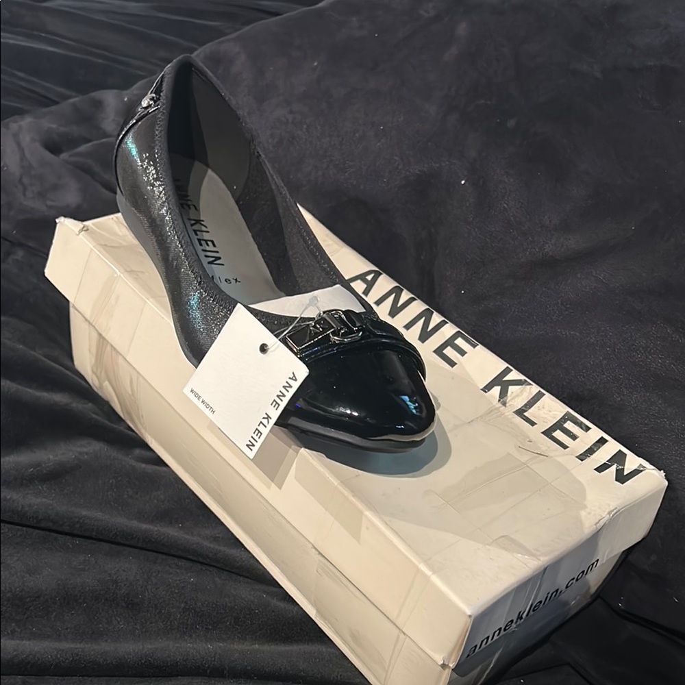New Anne Klein Black Heels Elegant Design